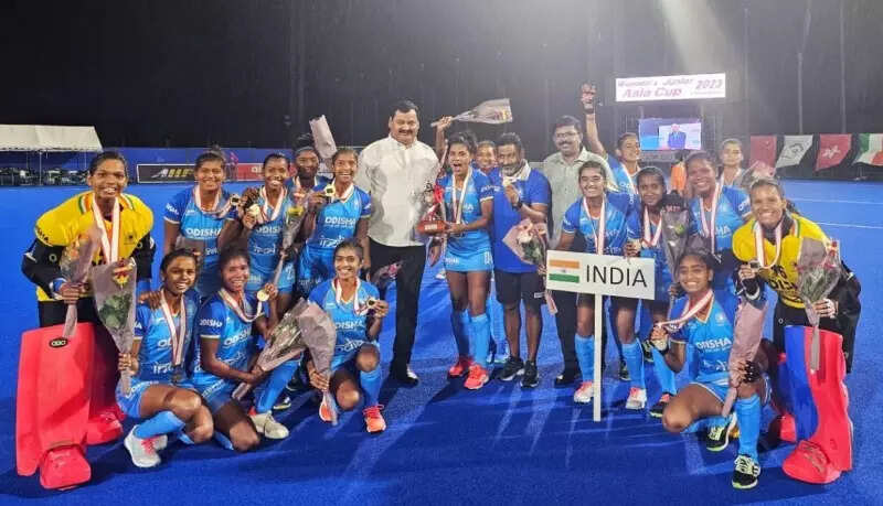 Women's Hockey Junior Asia Cup 2023: India defeat South Korea 2-1 to clinch maiden title, see pictures