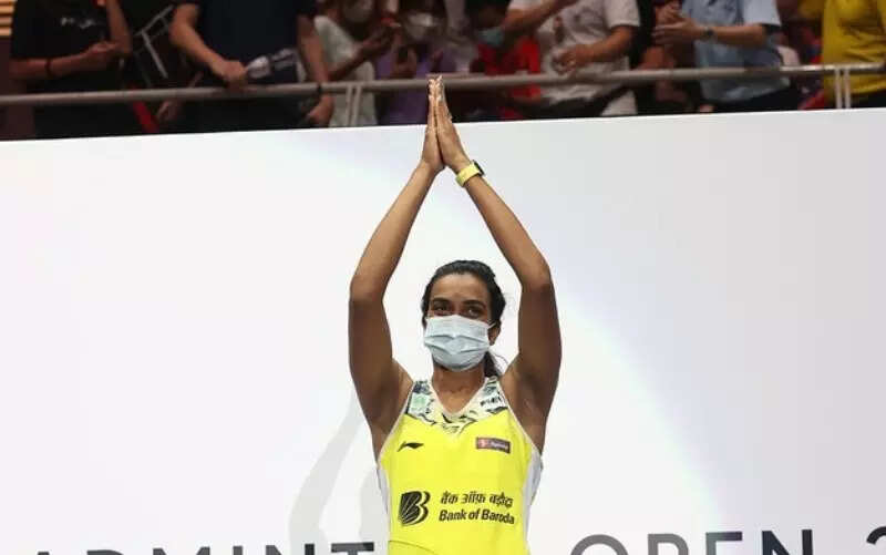 PV Sindhu clinches Singapore Open 2022 title, see pictures of the badminton champion from the winning moment