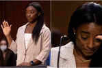 Simone Biles fights back tears as she testifies at Senate hearing on Larry Nassar abuse